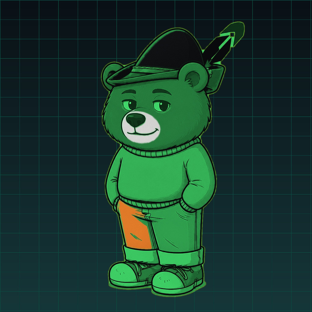 Green Flock NFT artwork