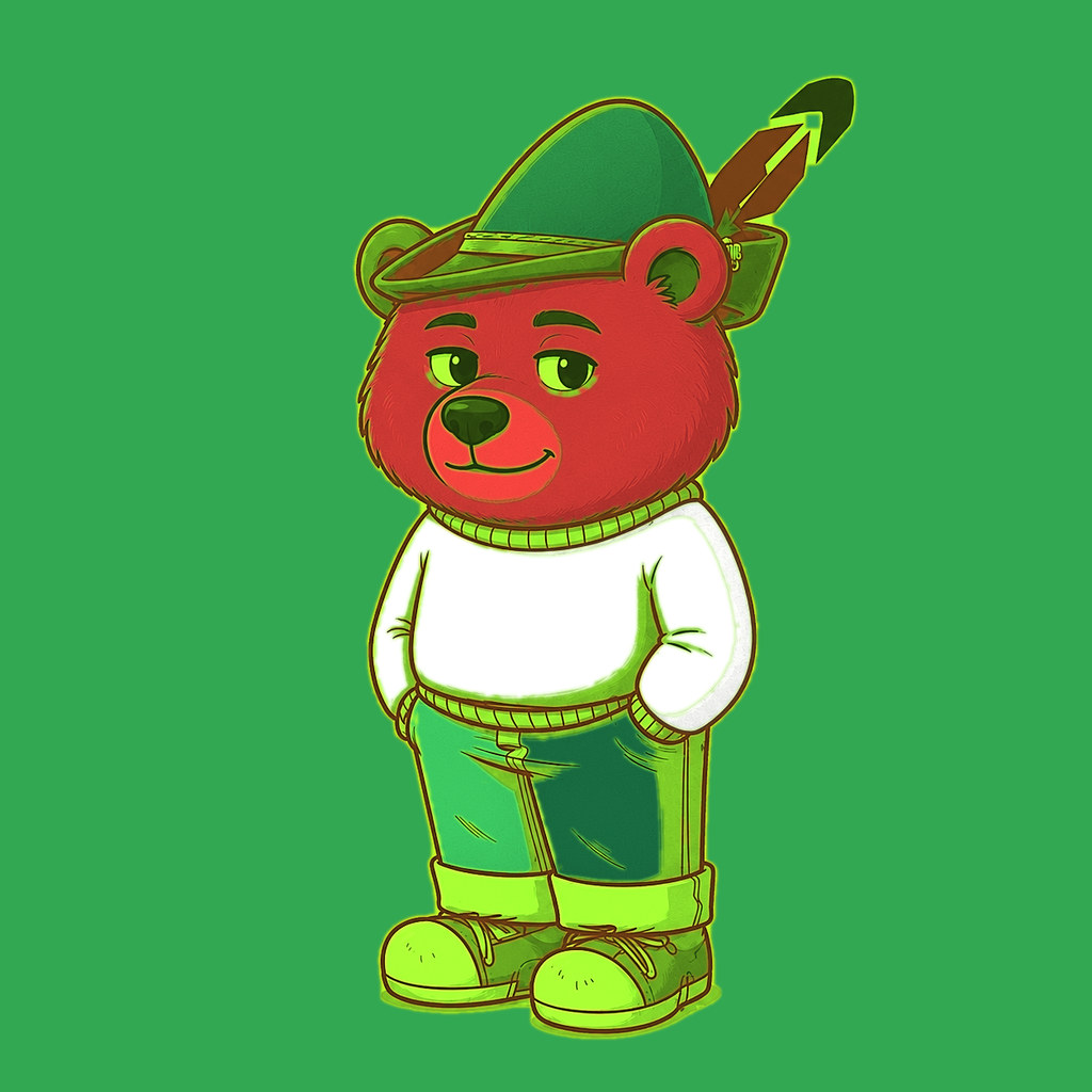 Green Flock collection artwork